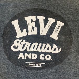 Levi’s Men T-Shirt Large Gray Vintage Look